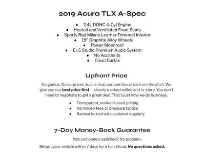2019 Acura TLX 2.4L FWD w/A-SPEC Pkg