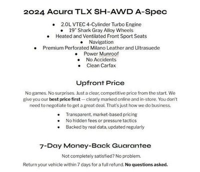 2024 Acura TLX SH-AWD w/A-Spec Package