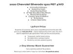 2020 Chevrolet Silverado 1500 4WD Crew Cab 147 RST