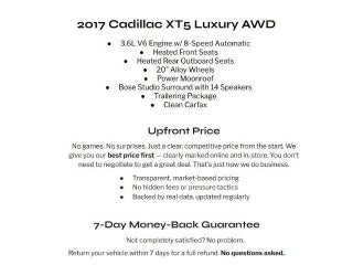 2017 Cadillac XT5 AWD 4dr Luxury