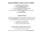 2024 Cadillac LYRIQ 4dr Luxury w/1SD