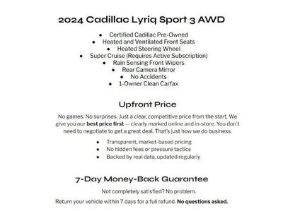 2024 Cadillac LYRIQ 4dr Sport w/1SK
