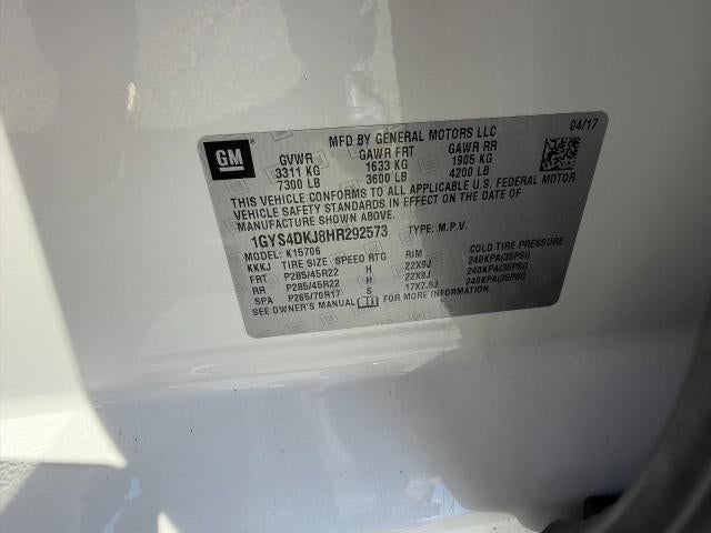 2017 Cadillac Escalade 4WD 4dr Platinum