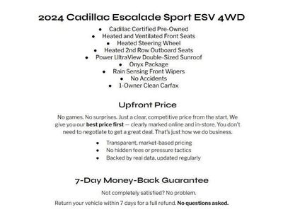 2024 Cadillac Escalade ESV 4WD 4dr Sport