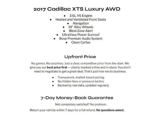 2017 Cadillac XTS 4dr Sdn Luxury AWD