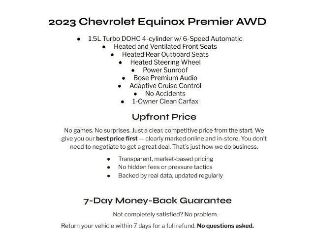 2023 Chevrolet Equinox AWD 4dr Premier