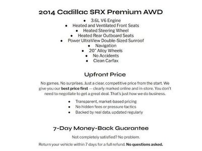 2014 Cadillac SRX AWD 4dr Premium Collection