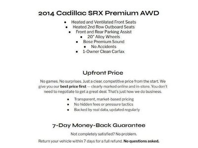 2014 Cadillac SRX AWD 4dr Premium Collection