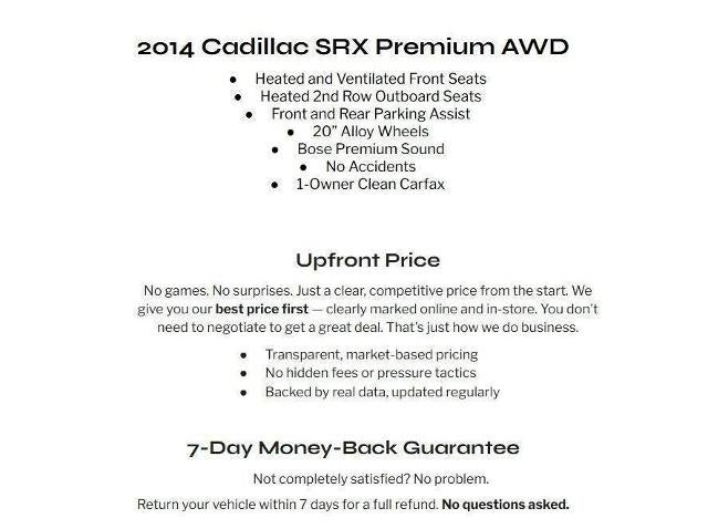 2014 Cadillac SRX AWD 4dr Premium Collection