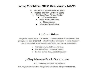 2014 Cadillac SRX AWD 4dr Premium Collection