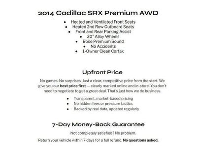2014 Cadillac SRX AWD 4dr Premium Collection