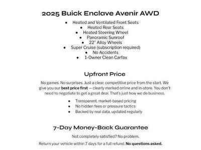 2025 Buick Enclave 4dr Avenir