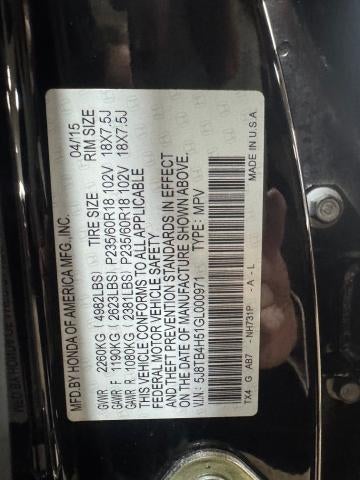 2016 Acura RDX AWD 4dr Tech Pkg