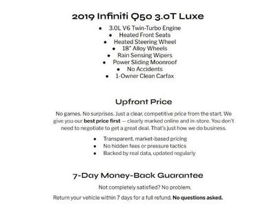2019 INFINITI Q50 3.0T LUXE