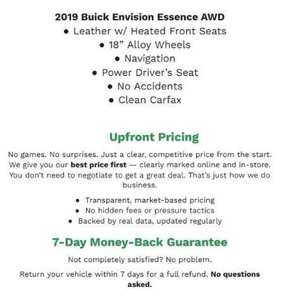 2019 Buick Envision AWD 4dr Essence