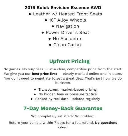 2019 Buick Envision AWD 4dr Essence