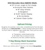 2022 Mercedes-Benz EQB EQB 350 4MATIC® SUV