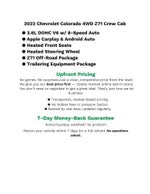 2022 Chevrolet Colorado 4WD Crew Cab 128 Z71