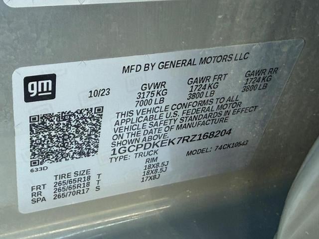 2024 Chevrolet Silverado 1500 4WD Crew Cab 147 LT w/2FL