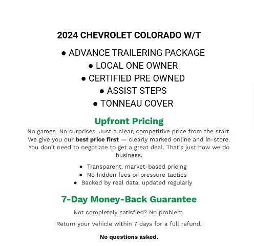 2024 Chevrolet Colorado 4WD Crew Cab WT