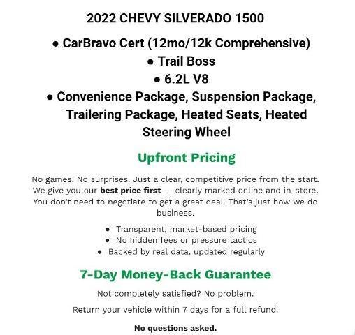 2022 Chevrolet Silverado 1500 LTD 4WD Crew Cab 147 LT Trail Boss