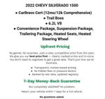 2022 Chevrolet Silverado 1500 LTD 4WD Crew Cab 147 LT Trail Boss
