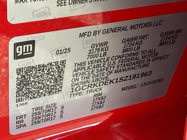 2025 Chevrolet Silverado 1500 4WD Double Cab 147 LT w/1LT