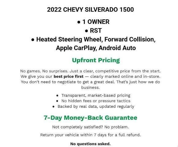 2022 Chevrolet Silverado 1500 4WD Crew Cab 147 RST