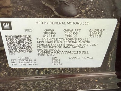 2021 Chevrolet Traverse AWD 4dr Premier