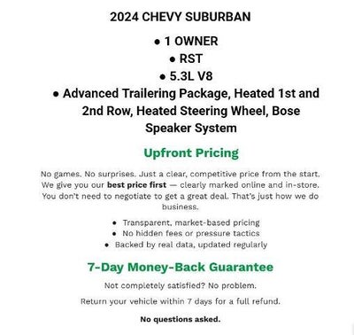 2024 Chevrolet Suburban 4WD 4dr RST