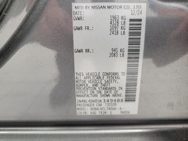 2025 Nissan Altima SV FWD