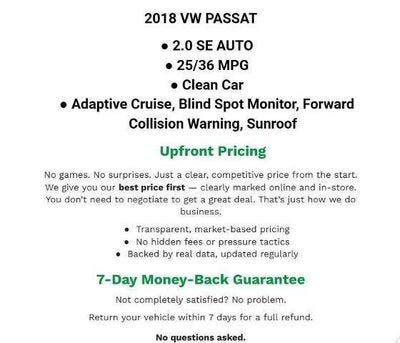 2018 Volkswagen Passat 2.0T SE Auto