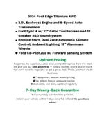 2024 Ford Edge Titanium AWD