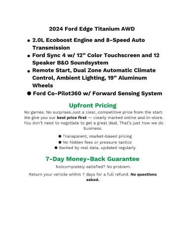 2024 Ford Edge Titanium AWD