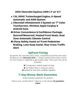 2022 Chevrolet Equinox AWD 4dr LT w/1LT