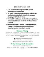 2025 GMC Terrain AWD 4dr Elevation