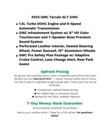 2022 GMC Terrain AWD 4dr SLT