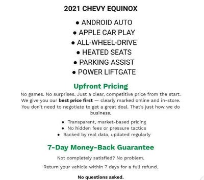2021 Chevrolet Equinox AWD 4dr LT w/1LT