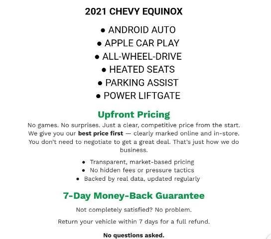 2021 Chevrolet Equinox AWD 4dr LT w/1LT
