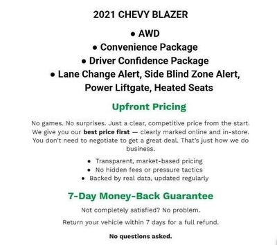 2021 Chevrolet Blazer AWD 4dr LT w/2LT