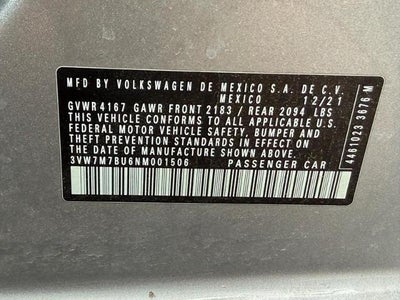 2022 Volkswagen Jetta SE Auto