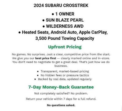 2024 Subaru Crosstrek Wilderness AWD