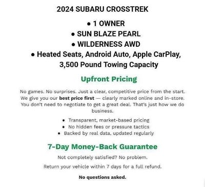 2024 Subaru Crosstrek Wilderness AWD