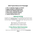 2025 Toyota Sienna LE FWD 8-Passenger