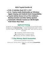 2024 Toyota Corolla LE CVT