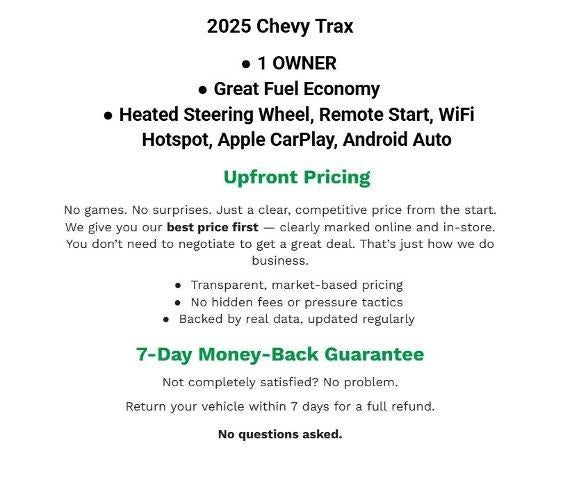 2025 Chevrolet Trax FWD 4dr LT