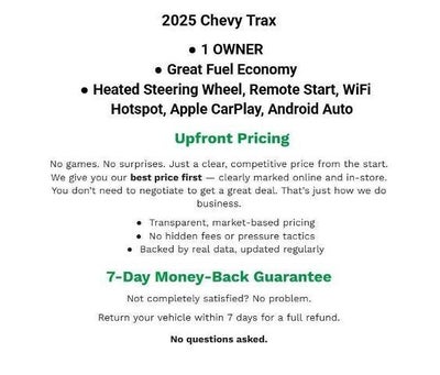 2025 Chevrolet Trax FWD 4dr LT