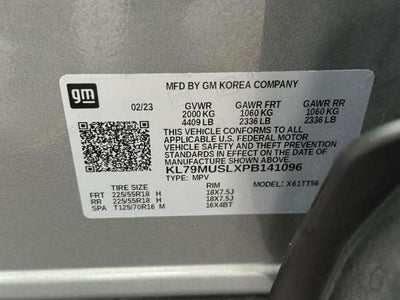 2023 Chevrolet Trailblazer AWD 4dr RS