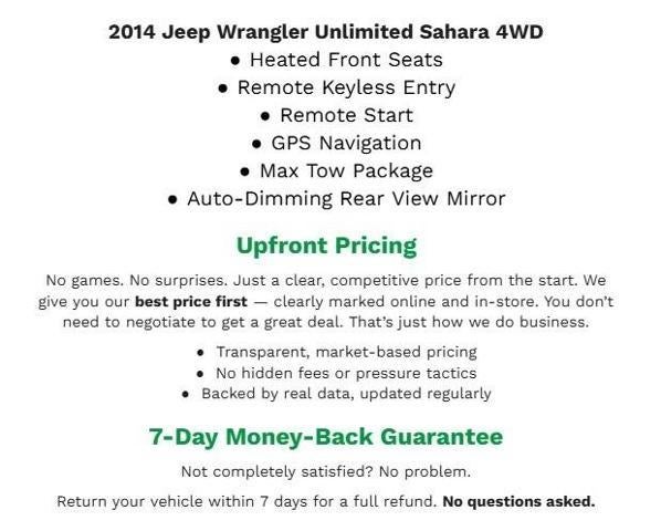 2014 Jeep Wrangler Unlimited SPORT UTILITY