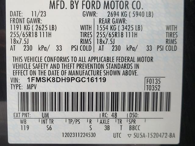 2023 Ford Explorer XLT 4WD **PUSH BUTTON START**POWER TAILGATE**HEATED FRONT SEATS**